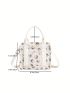 Cartoon Graphic Square Bag Double Handle Small