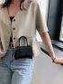 Mini Novelty Bag Black Fashion Chain Flap