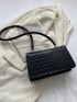 New Ladies Baguette Bag Female Fashion Crocodile Pattern Shoulder Bag