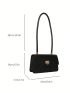 New Ladies Baguette Bag Female Fashion Crocodile Pattern Shoulder Bag