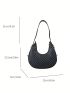 Elegant Hobo Bag Geometric Pattern Zipper PU