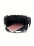 Gorgeous Diamond-Encrusted Aluminum Clip Top Evening Bag Glamorous