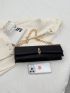 Large Baguette Bag Flap Chain PU Elegant