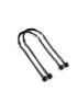 1 Pair Flat Handles Handle Double Metal Chain For Bag