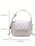Mini Quilted Flap Chain Square Bag Top Handle