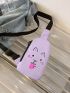 Casual Trend Fanny Pack Cute Women Nylon Sling Bag