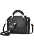 I IHAYNER Fashion Purses and Handbags for Women Top Handle Bag Girls Small Crossbody Shoulder Bag for Ladies with Kitty Purse