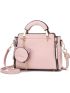 I IHAYNER Fashion Purses and Handbags for Women Top Handle Bag Girls Small Crossbody Shoulder Bag for Ladies with Kitty Purse
