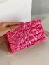 Mini Metallic Pattern Box Bag Chain Strap Funky