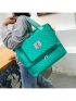 Quilted Letter Patch Fashion Travel Bag Dry-Wet Separation Independent Shoe Warehouse Portable Double Handle