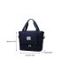 Quilted Letter Patch  Fashion Travel Bag Dry-Wet Separation Independent Shoe Warehouse Portable Double Handle