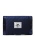 Quilted Letter Patch  Fashion Travel Bag Dry-Wet Separation Independent Shoe Warehouse Portable Double Handle