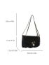 Women's Crossbody Bag Fashion Pleated Bag Small Bag Ruched Flap Bag