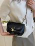 Women's Crossbody Bag Fashion Pleated Bag Small Bag Ruched Flap Bag