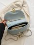 Women's Crossbody Bag Fashion Pleated Bag Small Bag Ruched Flap Bag