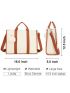 Minimalist Laptop Tote Bag for Women Work 15.6 inch Canvas Shoulder Bags Computer Messenger Purse Teacher Handbag Office Briefcase