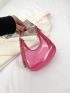 Mini Casual PVC Clear Woman Shoulder Bag Handbag Jelly Small Phone Bag With Zipper