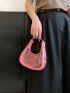 Mini Casual PVC Clear Woman Shoulder Bag Handbag Jelly Small Phone Bag With Zipper