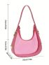 Mini Casual PVC Clear Woman Shoulder Bag Handbag Jelly Small Phone Bag With Zipper