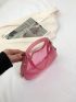 Mini Casual PVC Clear Woman Shoulder Bag Handbag Jelly Small Phone Bag With Zipper