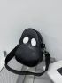 Cute Ghost Purse, Women's Pu Crossbody Bag, Shoulder Bag For Girls