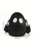 Cute Ghost Purse, Women's Pu Crossbody Bag, Shoulder Bag For Girls