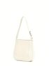 White Bucket Bag Minimalist Adjustable Strap PU