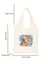 Figure Graphic Shopper Bag Double Handle