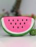 Watermelon Design Coin Purse Fuzzy Zipper Cute