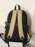 Medium Classic Backpack Casual Style With Bag Charm