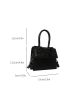 Bow Decor Handbag For Women, Fashion Square Crossbody Bag, Mini Top Handle Satchel Bag