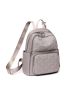 Women's Backpack 2023 New Fashion Fashion Medium Khaki