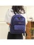 Women's Backpack 2023 New Fashion Fashion Medium Blue