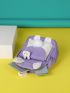 Mini Classic Backpack Cute Rabbit & Ear Decor Zipper