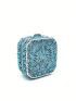 Mini Box Rhinestone Clutch Bag For Party Luxury Purse Hollow Crystal Evening Bag