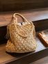 Fashion Straw Bag Women's Bag Shoulder Bag Casual Bag