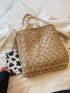 Fashion Straw Bag Women's Bag Shoulder Bag Casual Bag