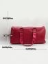 Travel Duffle Bag With Shoes Compartment Overnight Bag