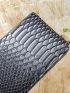 Snakeskin Embossed Long Wallet PU Fashionable