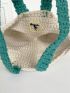 Cartoon Design Crochet Bag Cute Polyester Medium