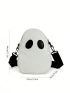 Cute Ghost Purse, Women's Pu Crossbody Bag, Shoulder Bag For Girls