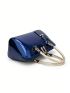 New Women's Bag Fashion Classic Square Bag Double Handle