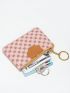 Geometric Graphic Coin Purse Zipper