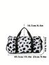 Cow Pattern Travel Bag Double Handle