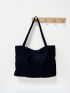 Minimalist Fluffy Shoulder Tote Bag