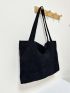 Minimalist Fluffy Shoulder Tote Bag