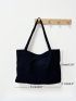 Minimalist Fluffy Shoulder Tote Bag