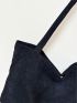 Minimalist Fluffy Shoulder Tote Bag