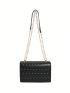 Mini Square Bag Studded Decor Chain Strap