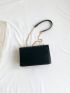 Mini Square Bag Studded Decor Chain Strap